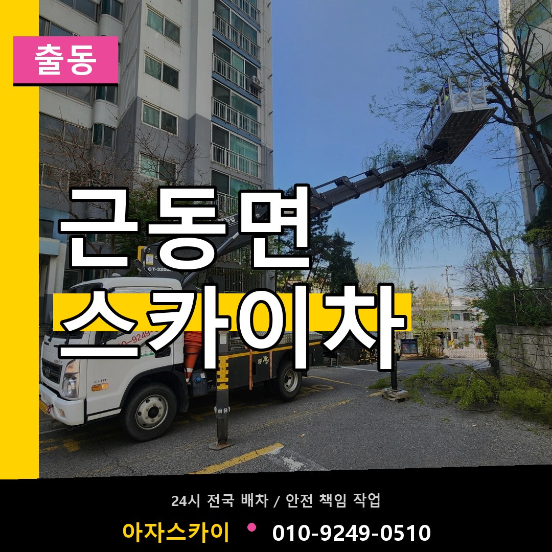 근동면 스카이차 안내