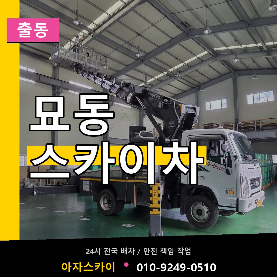 묘동 스카이차 안내