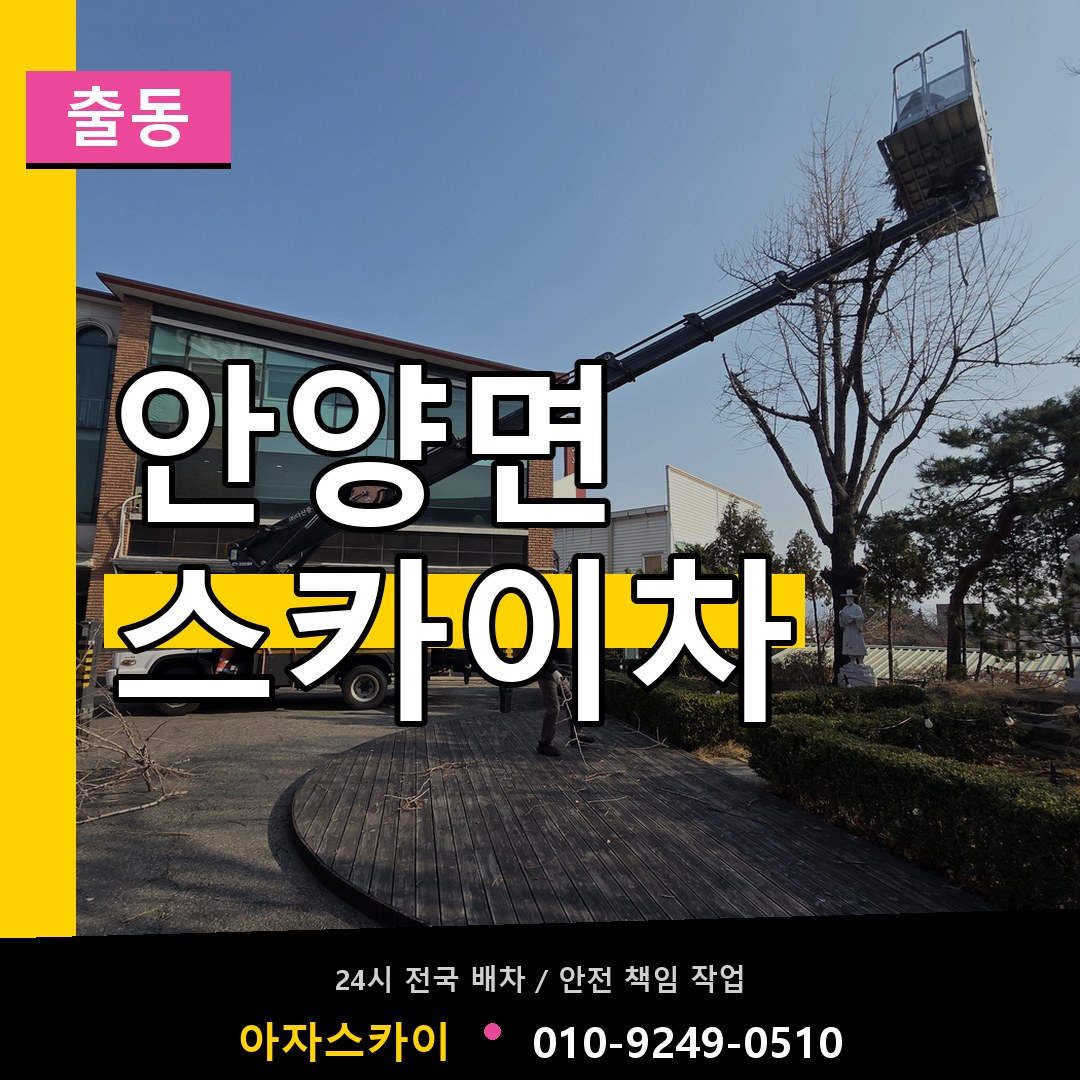 안양면 스카이차 안내