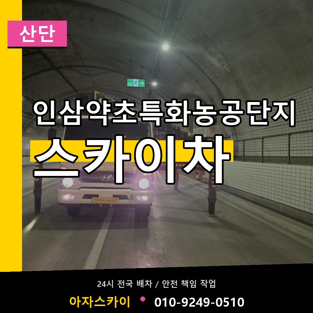 인삼약초특화농공단지 스카이차 안내
