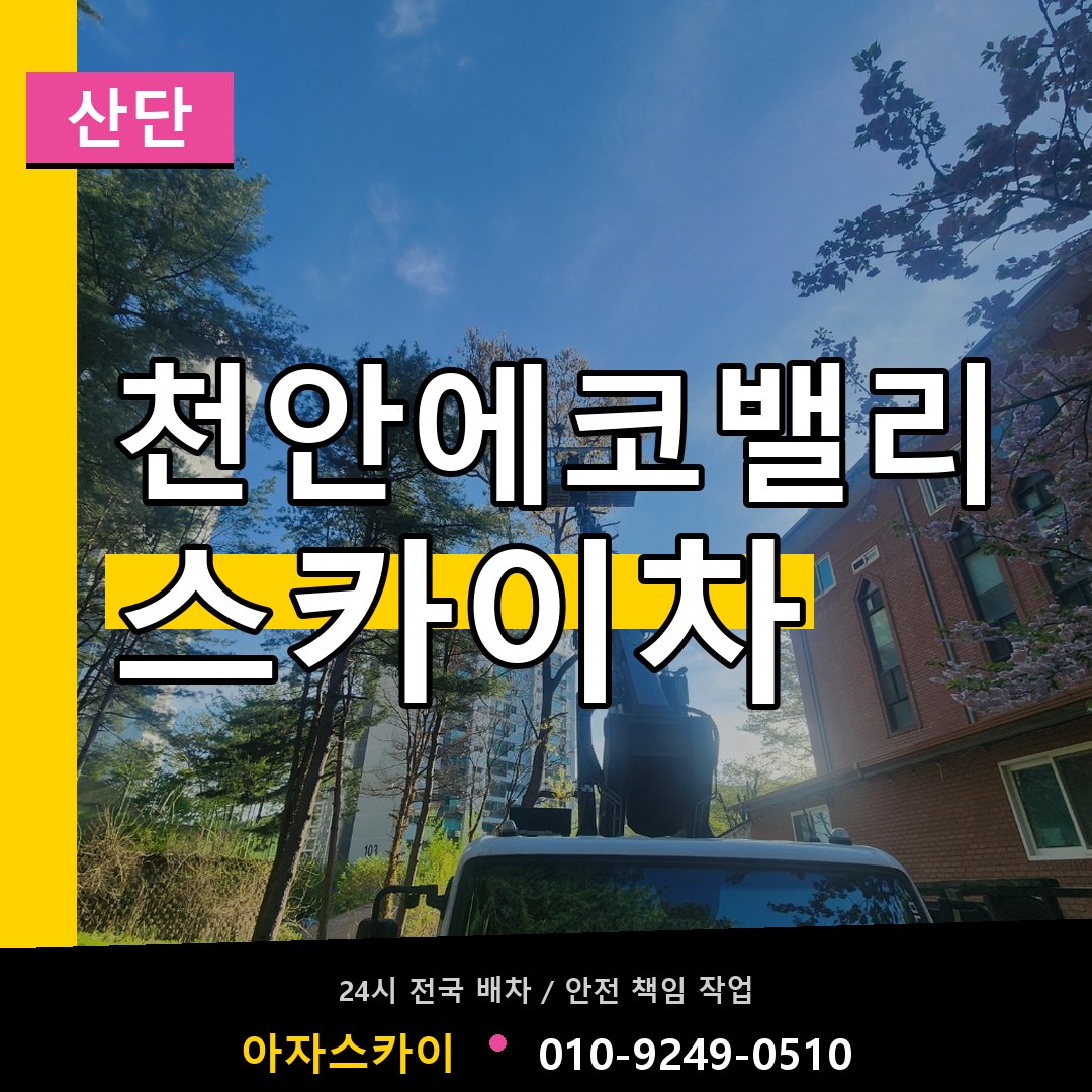천안에코밸리 스카이차 안내