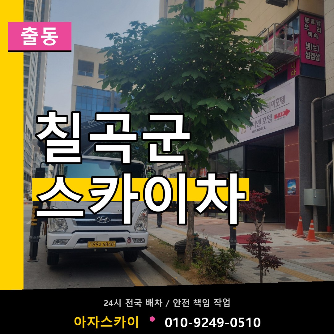 칠곡군 스카이차 안내