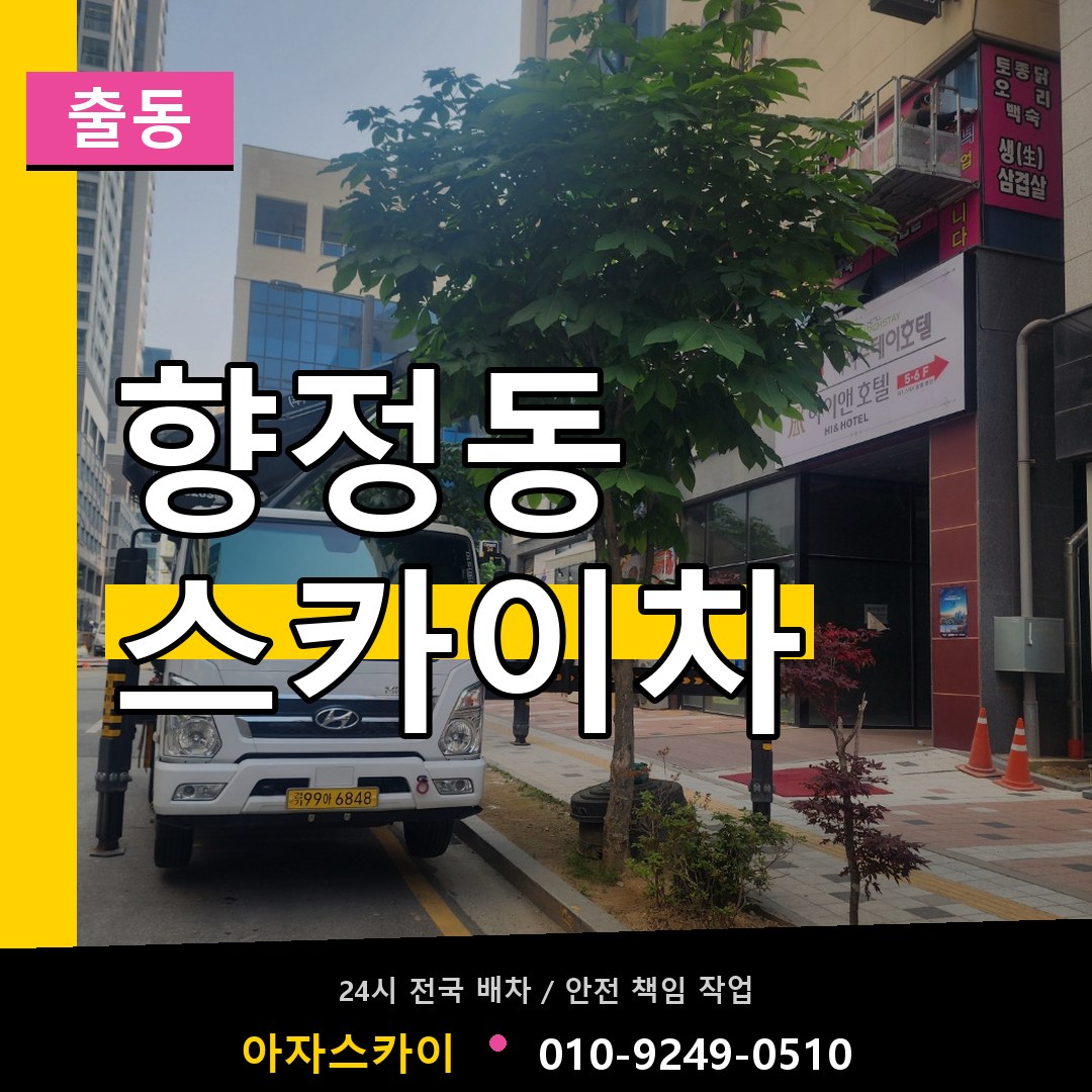 향정동 스카이차 안내